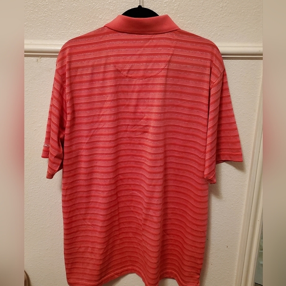 Pebble Beach Shirt Men XL Golf Polo Red Striped Active Collared Logo Course - Picture 11 of 11